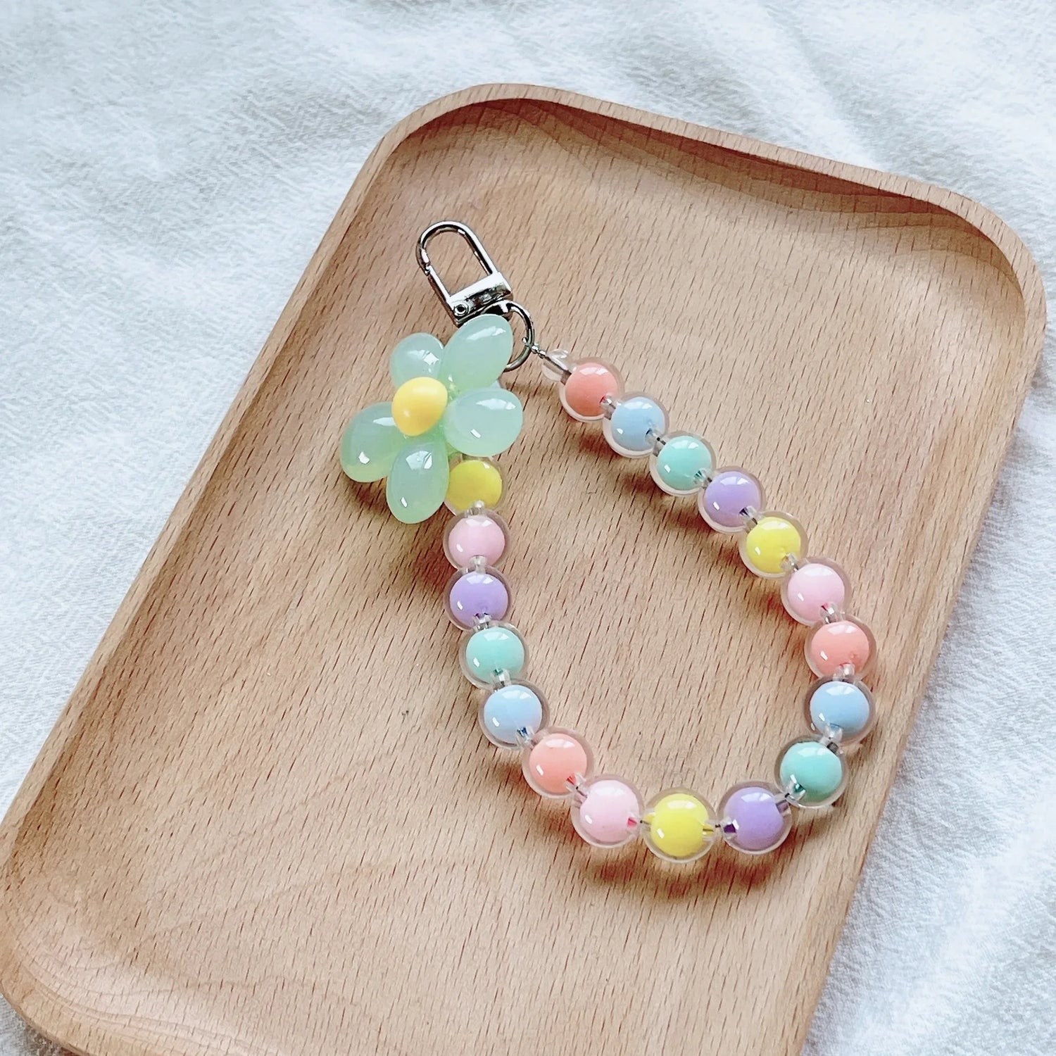 Colored Bead Phone Lanyard